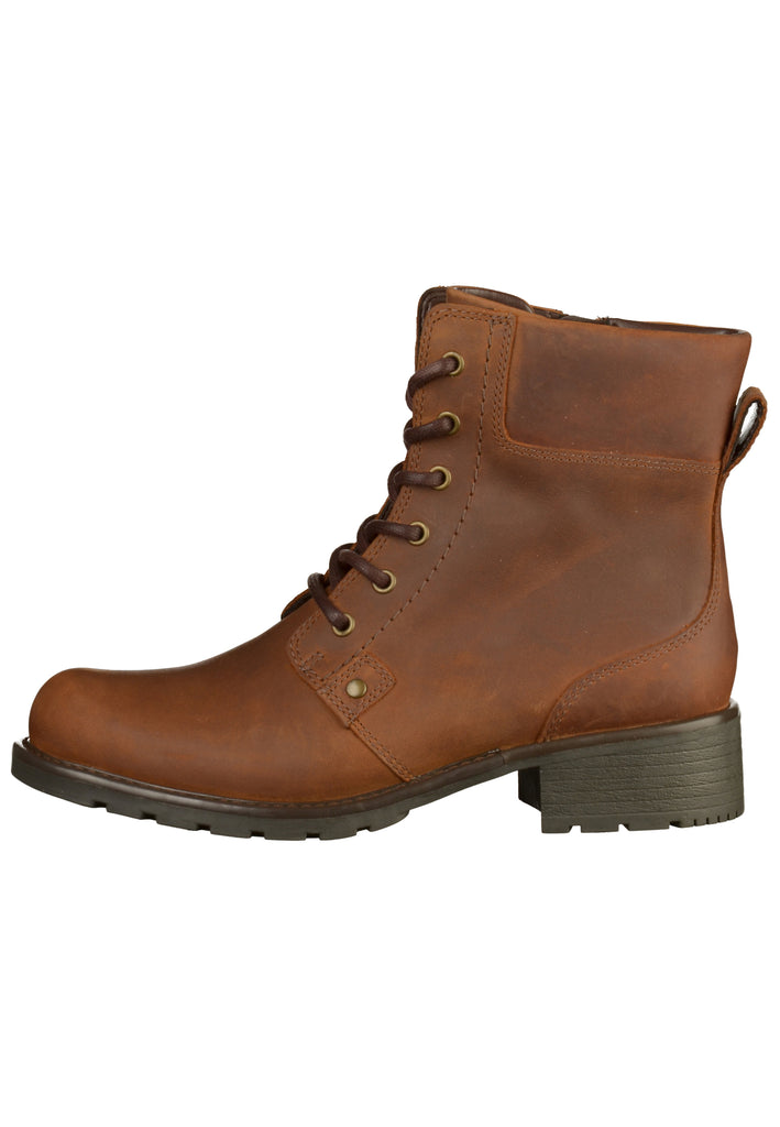 Clarks Stiefelette Leder Braun - surf4shoes