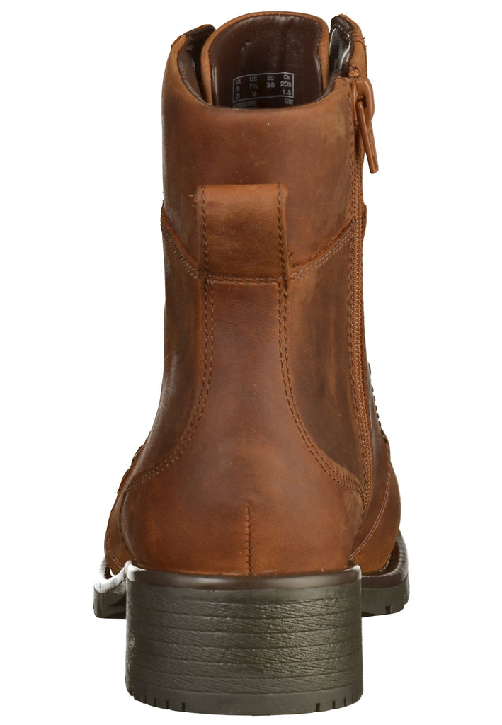 Clarks Stiefelette Leder Braun - surf4shoes