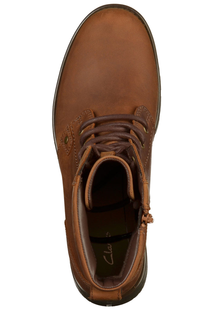 Clarks Stiefelette Leder Braun - surf4shoes