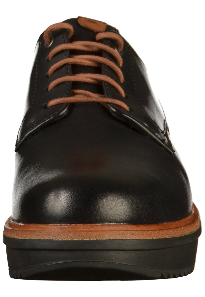 Clarks Halbschuhe Leder Schwarz - surf4shoes