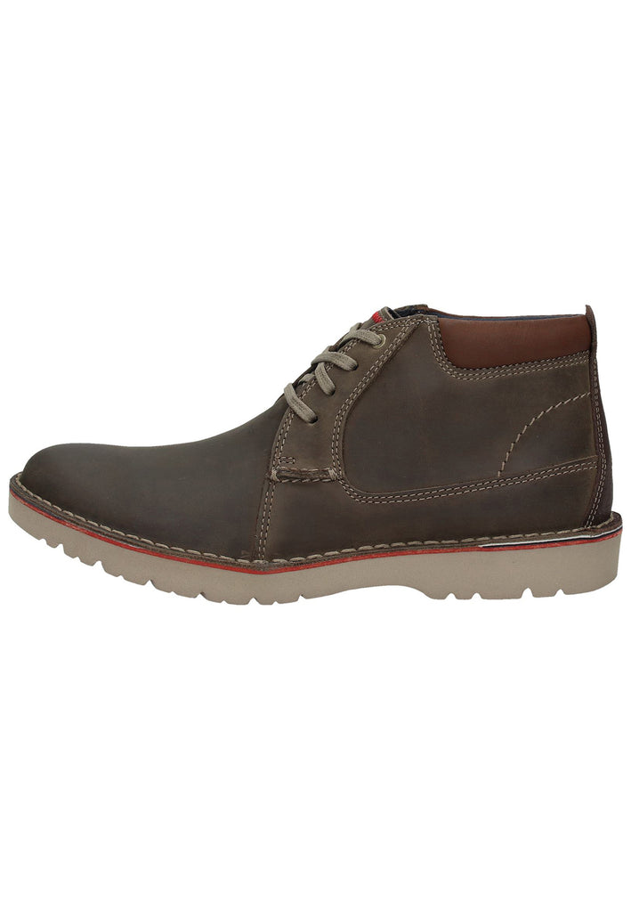 Clarks Stiefelette Leder Oliv - surf4shoes