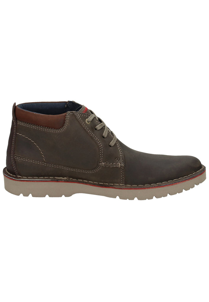 Clarks Stiefelette Leder Oliv - surf4shoes