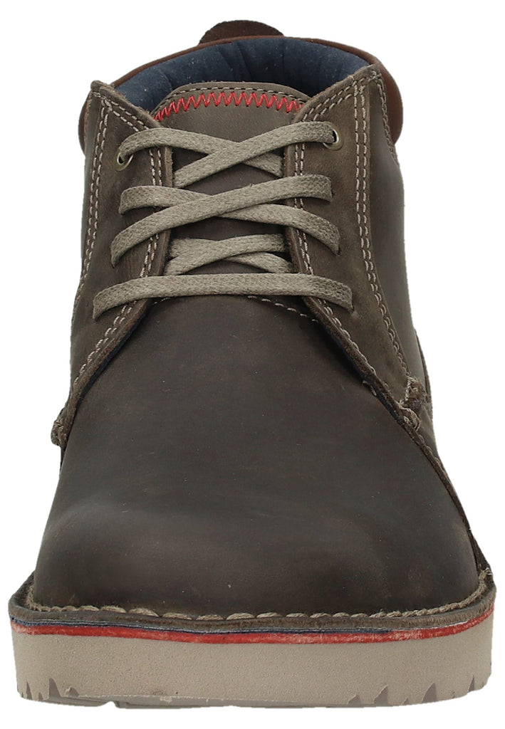 Clarks Stiefelette Leder Oliv - surf4shoes