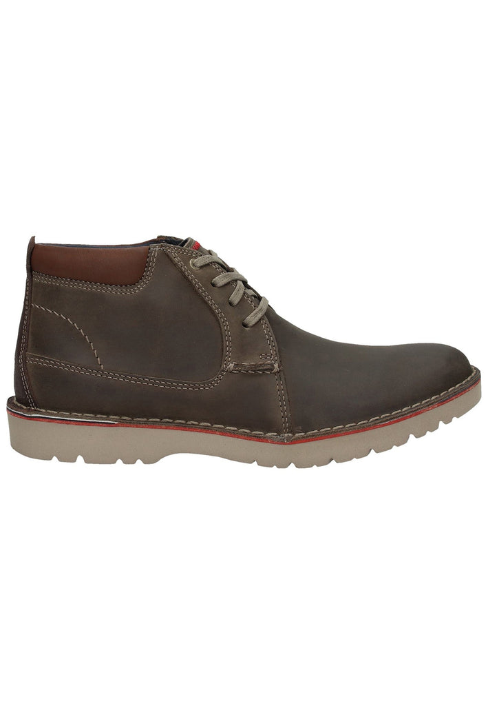 Clarks Stiefelette Leder Oliv - surf4shoes