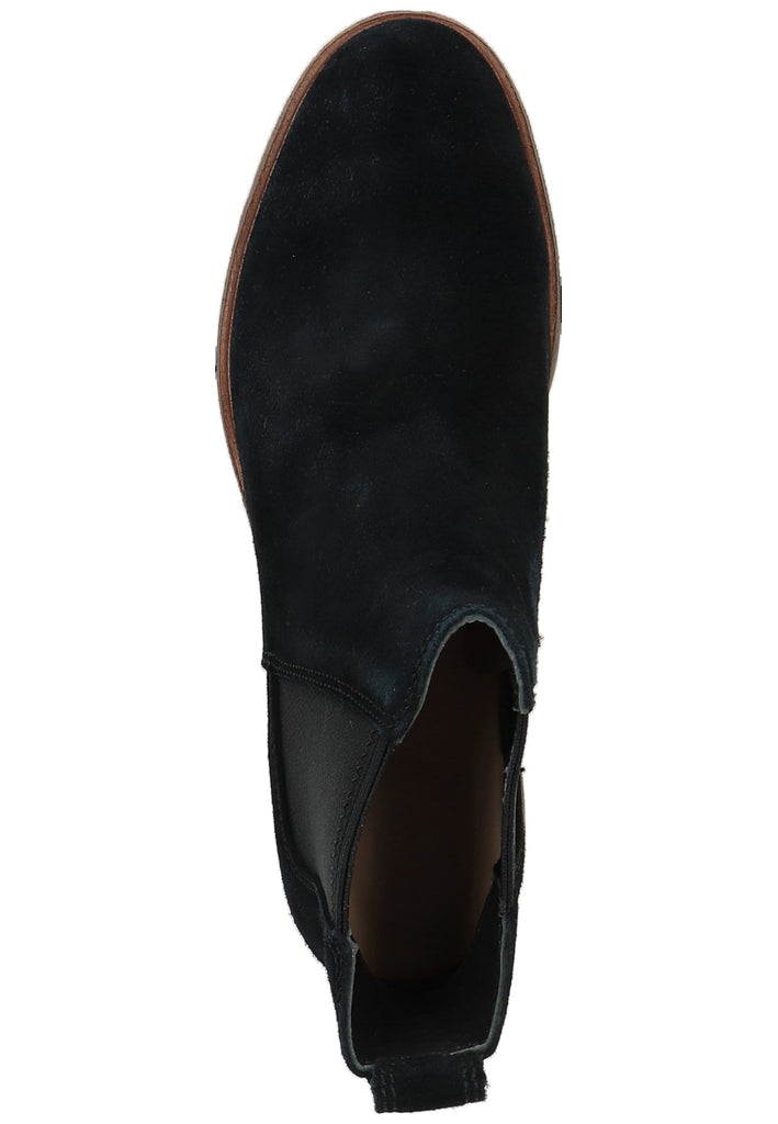Clarks Stiefelette Veloursleder Schwarz - surf4shoes