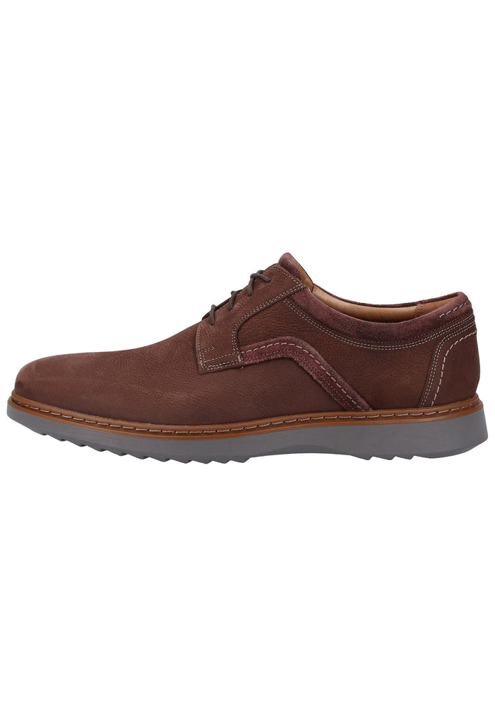 Clarks Halbschuhe Nubukleder Dunkelbraun - surf4shoes