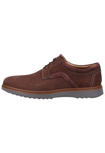 Clarks Halbschuhe Nubukleder Dunkelbraun - surf4shoes