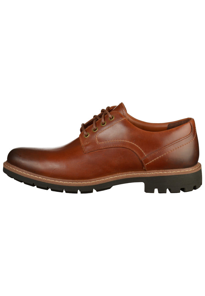 Clarks Halbschuhe Leder Dunkelbraun - surf4shoes