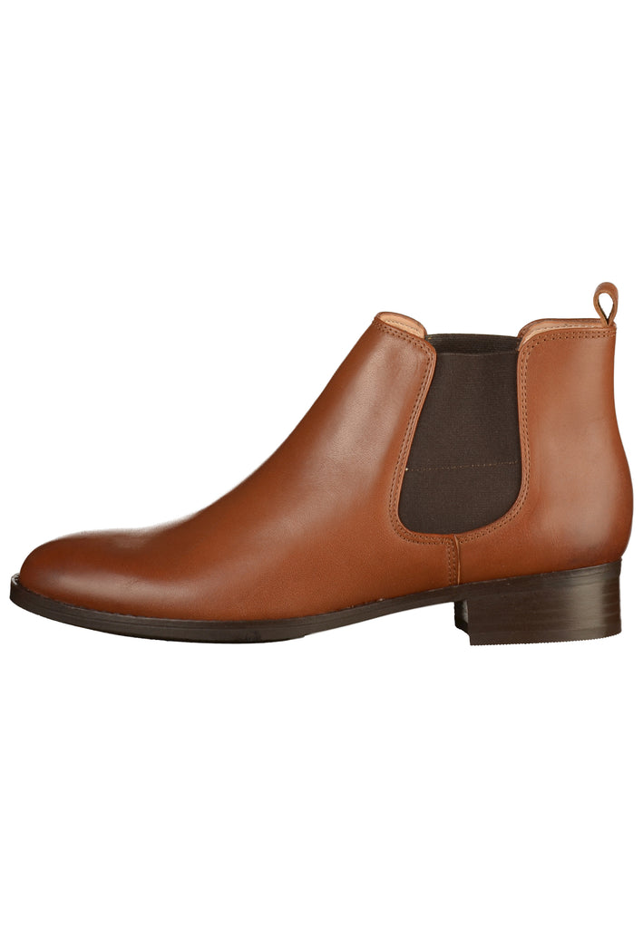 Clarks Stiefelette Leder Cognac - surf4shoes