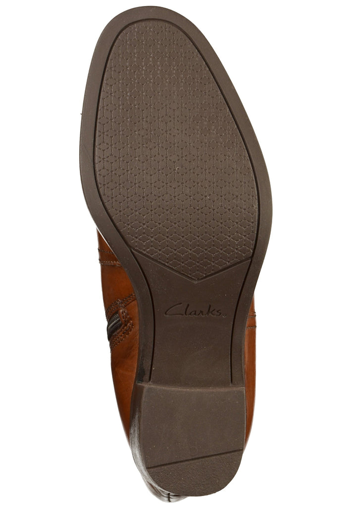 Clarks Stiefel Leder Braun - surf4shoes