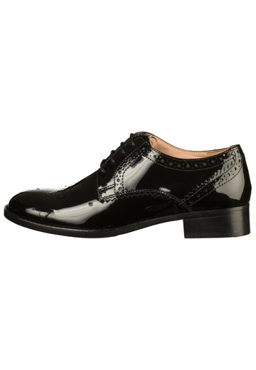 Clarks Halbschuhe Leder Schwarz - surf4shoes