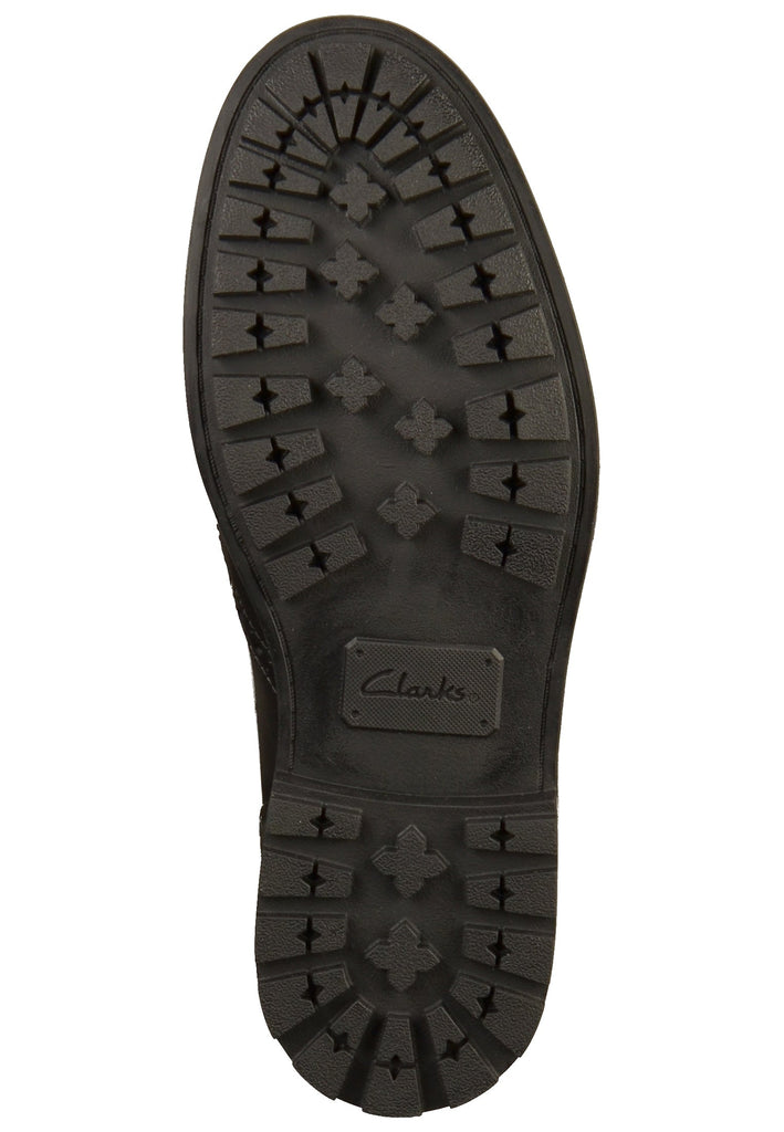 Clarks Stiefelette Leder Schwarz - surf4shoes