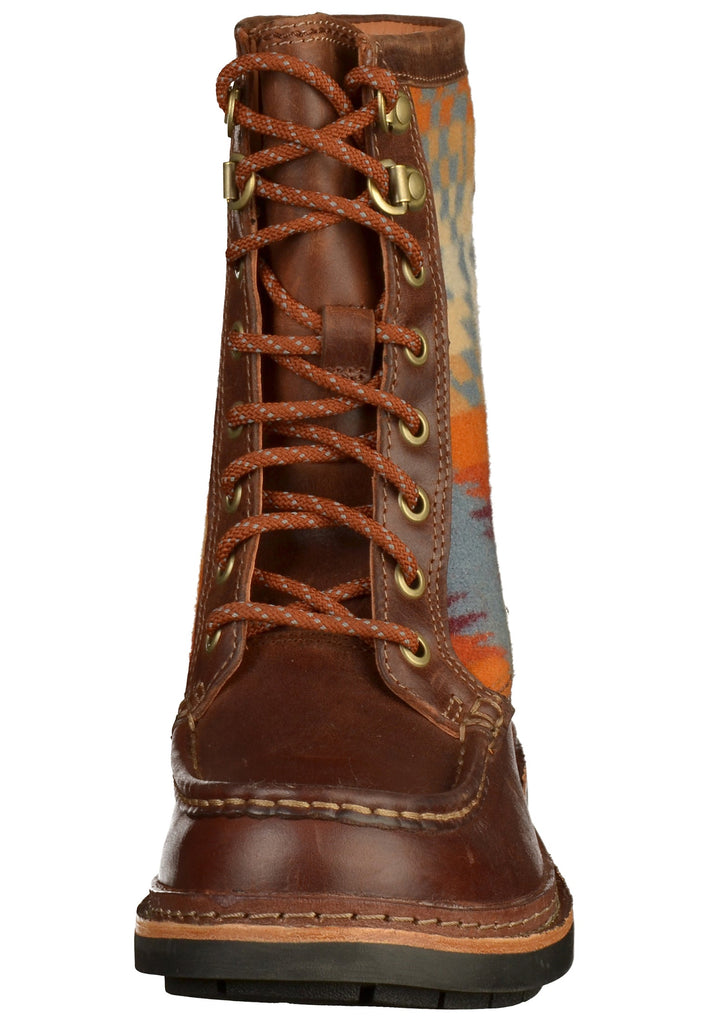 Clarks Stiefelette Leder/Textil Dunkelbraun - surf4shoes