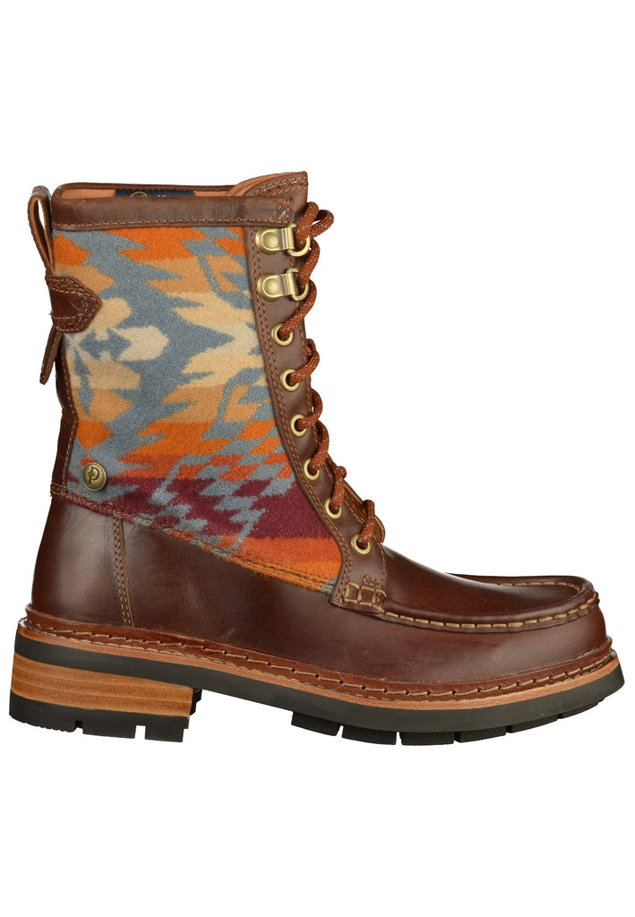 Clarks Stiefelette Leder/Textil Dunkelbraun - surf4shoes