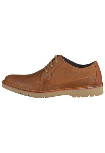 Clarks Halbschuhe Leder Braun - surf4shoes