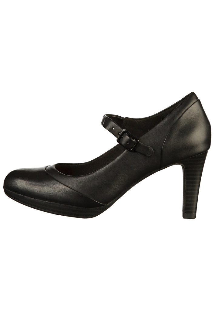 Clarks Pumps Leder Schwarz - surf4shoes