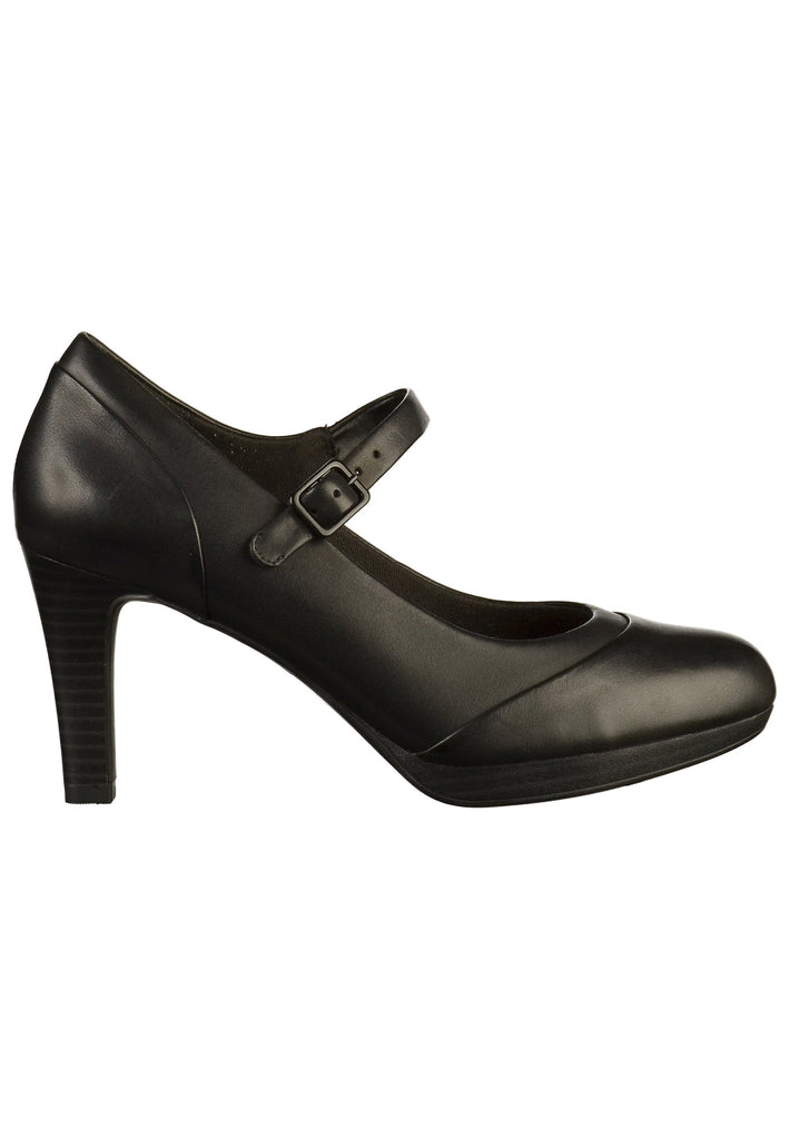 Clarks Pumps Leder Schwarz - surf4shoes