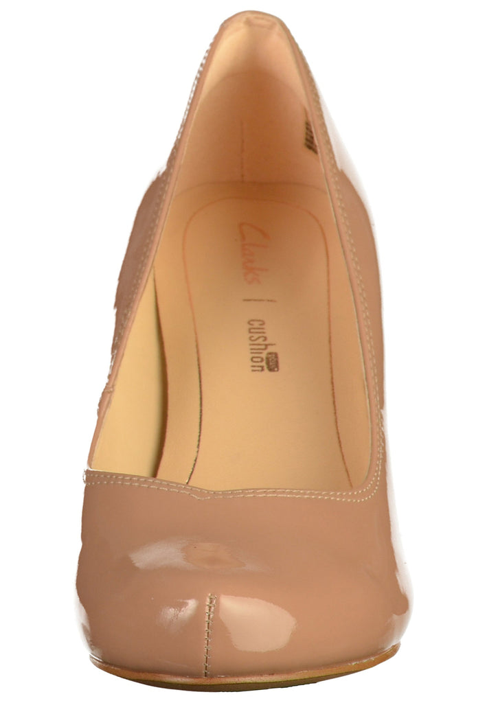 Clarks Pumps Leder Nude - surf4shoes