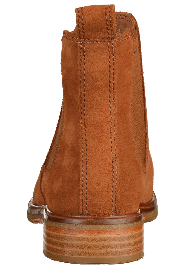 Clarks Stiefelette Veloursleder Cognac - surf4shoes