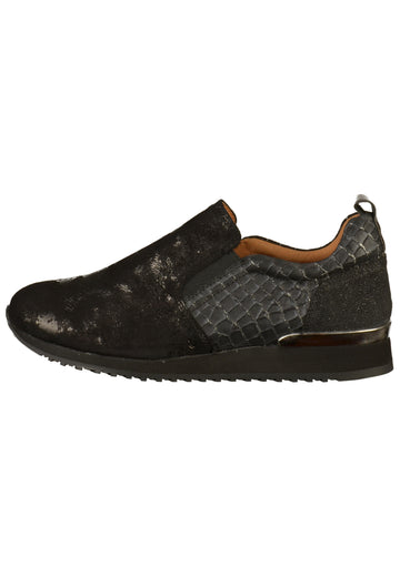 Caprice Slipper Leder/Textil Schwarz - surf4shoes