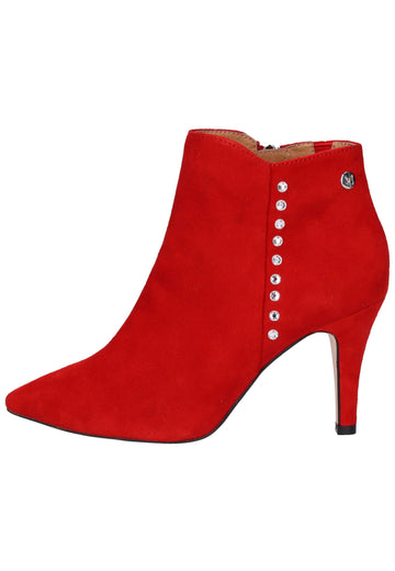 Caprice Stiefelette Veloursleder Rot - surf4shoes