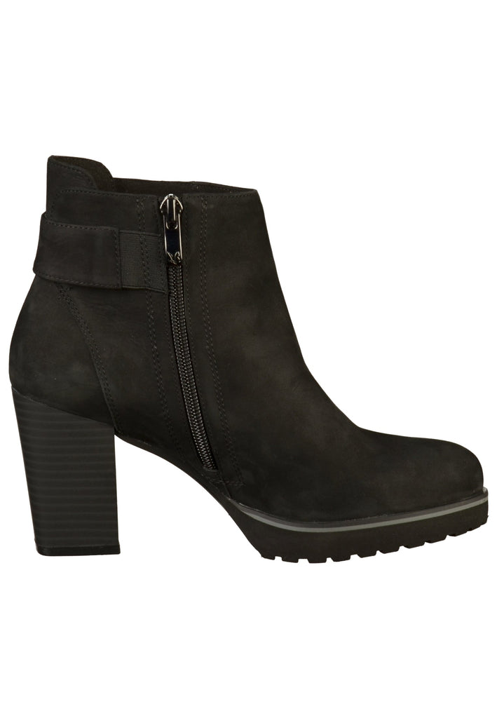 Caprice Stiefelette Nubukleder Schwarz - surf4shoes
