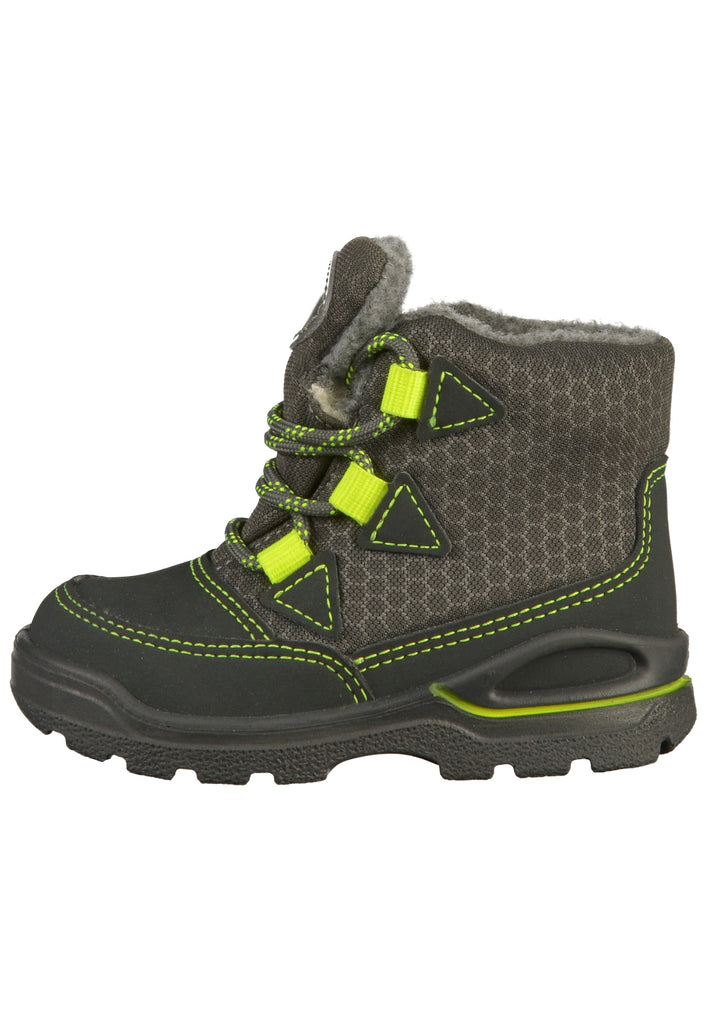 Pepino Stiefelette Leder/Textil Grau - surf4shoes