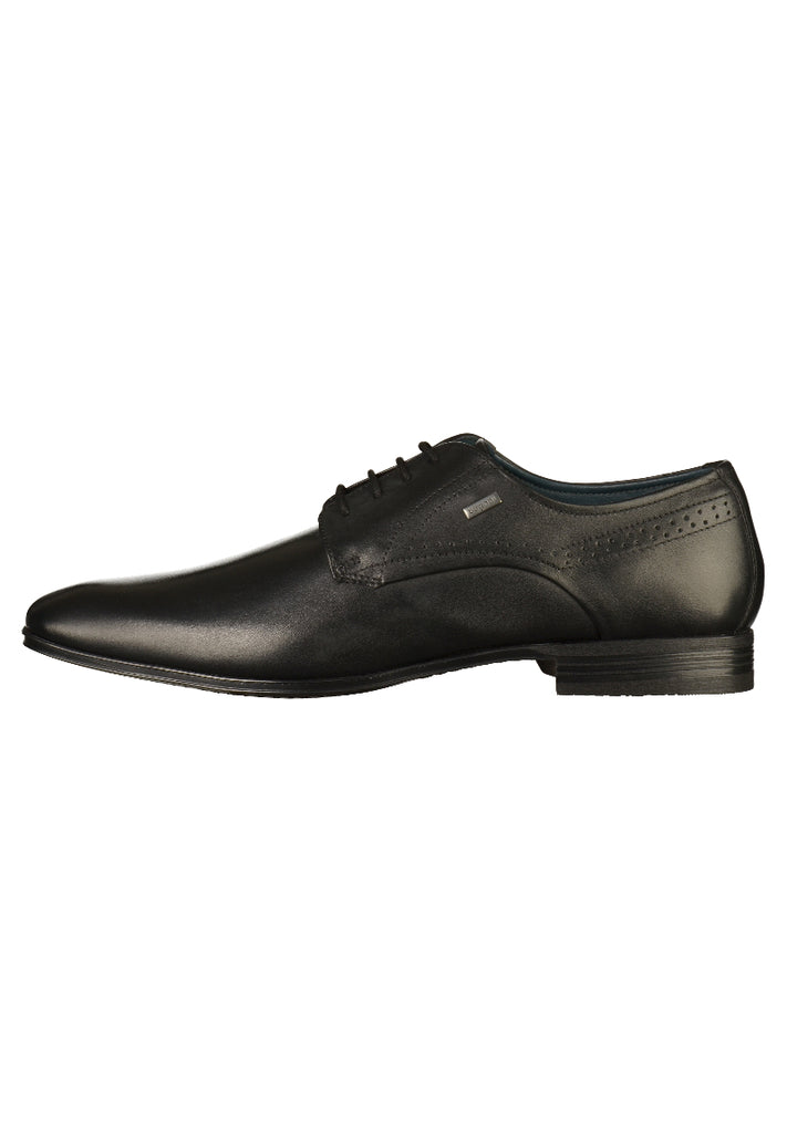 Bugatti Businessschuhe Glattleder Schwarz - surf4shoes