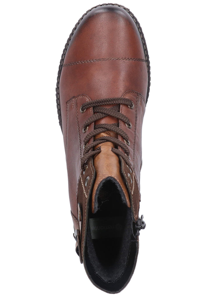 Remonte Stiefelette Leder/Textil Braun - surf4shoes