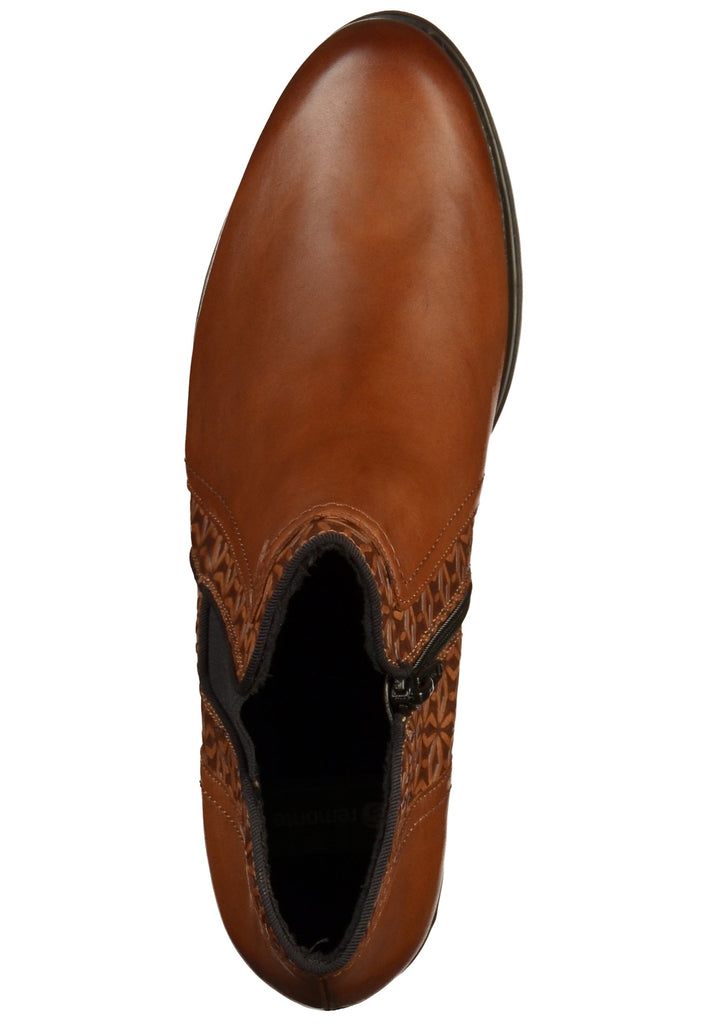 Remonte Stiefelette Lederimitat Braun - surf4shoes