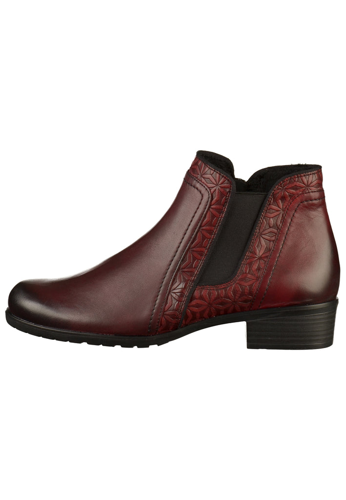 Remonte Stiefelette Lederimitat Rot - surf4shoes