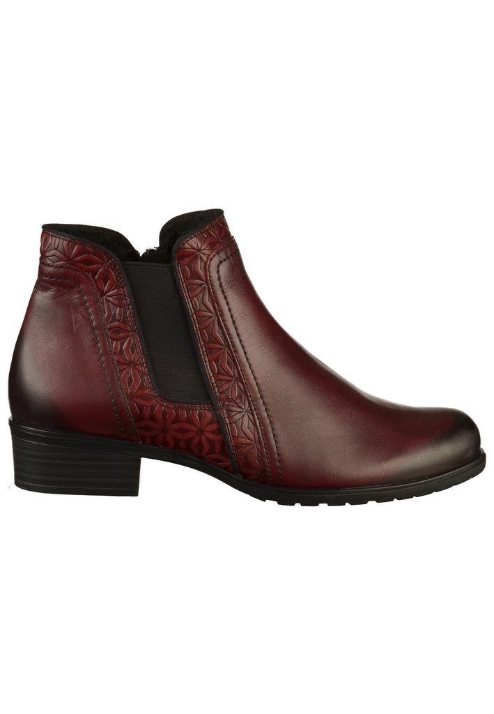 Remonte Stiefelette Lederimitat Rot - surf4shoes