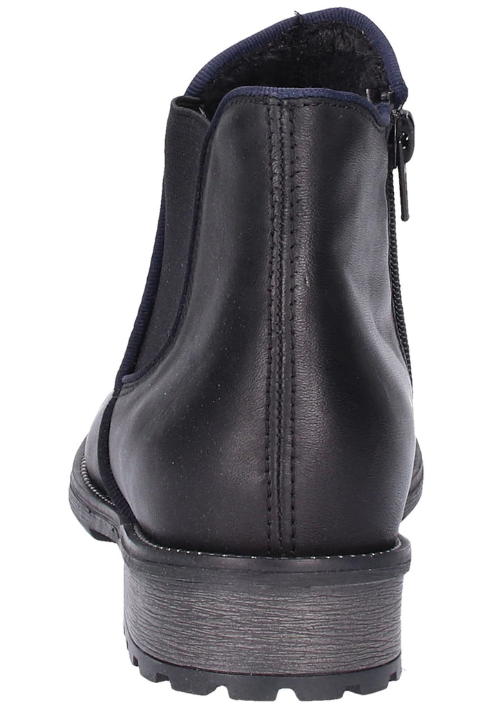 Remonte Stiefelette Leder Schwarz - surf4shoes