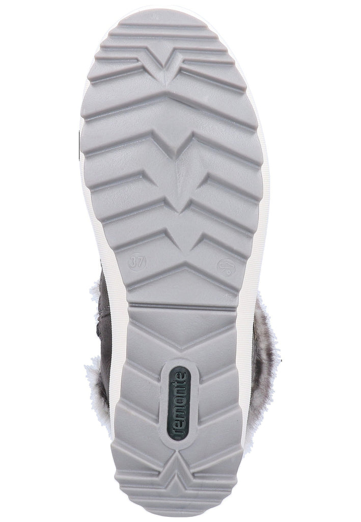 Remonte Stiefelette Leder/Textil Grau Warmfutter - surf4shoes