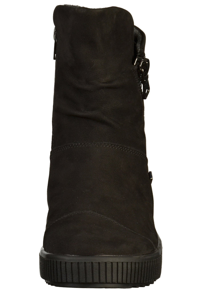 Remonte Stiefelette Leder Schwarz - surf4shoes
