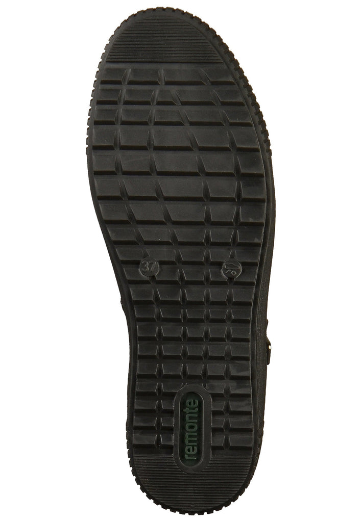 Remonte Stiefelette Leder Schwarz - surf4shoes