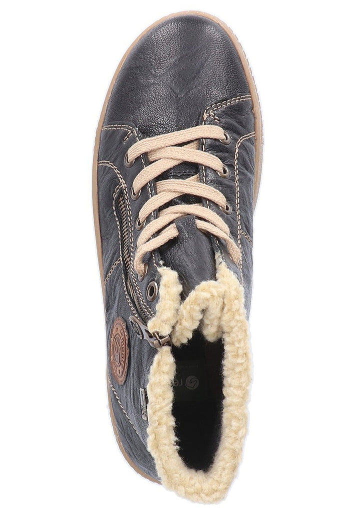 Remonte Stiefelette Leder Schwarz - surf4shoes