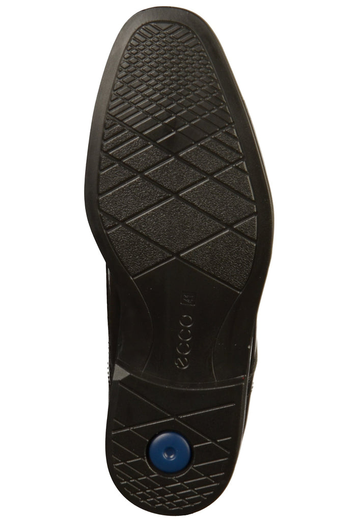 ecco Businessschuhe Leder Schwarz - surf4shoes