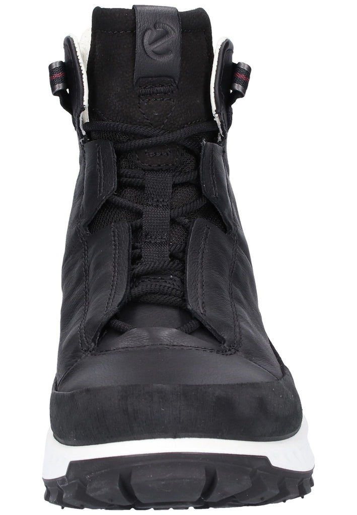 ecco Stiefelette Leder/Textil Schwarz - surf4shoes