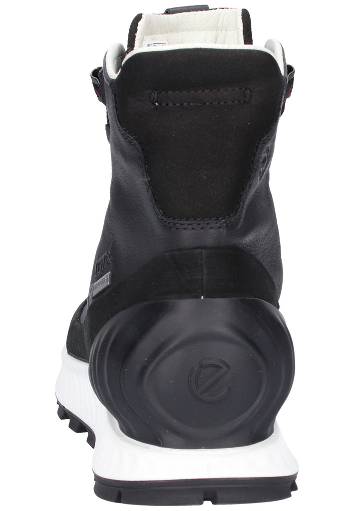 ecco Stiefelette Leder/Textil Schwarz - surf4shoes