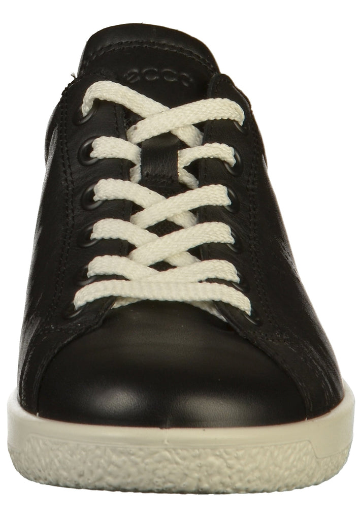 ecco Sneaker Leder Schwarz - surf4shoes