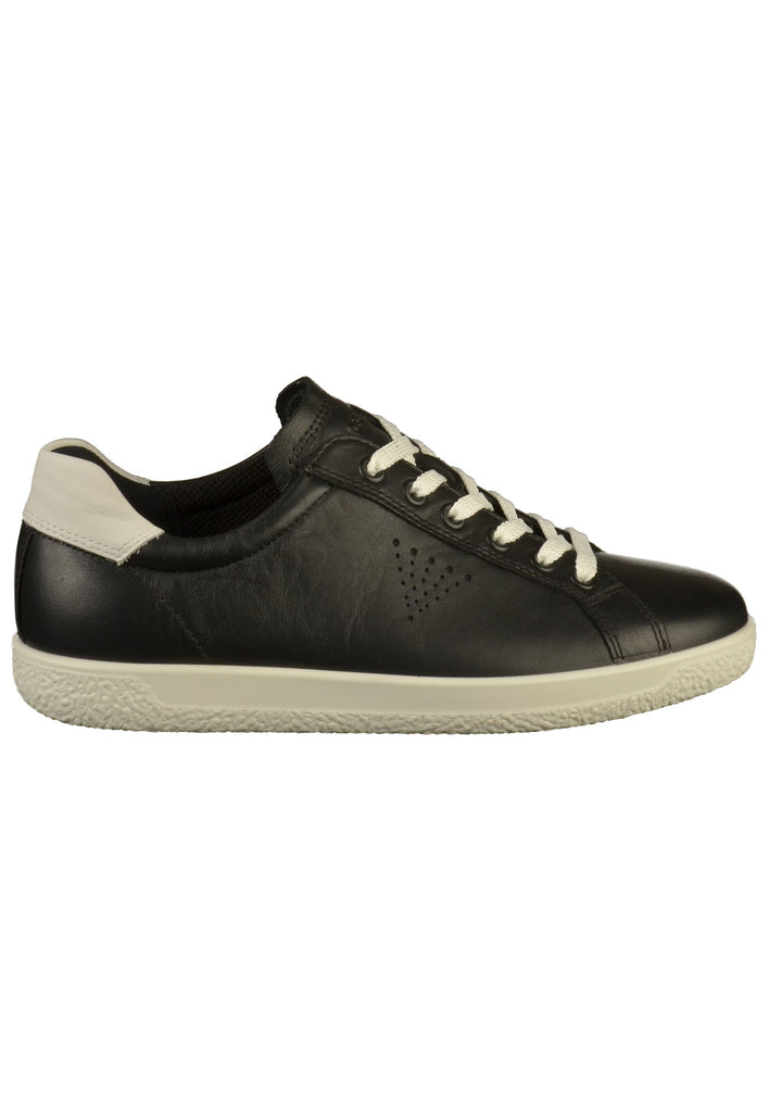 ecco Sneaker Leder Schwarz - surf4shoes