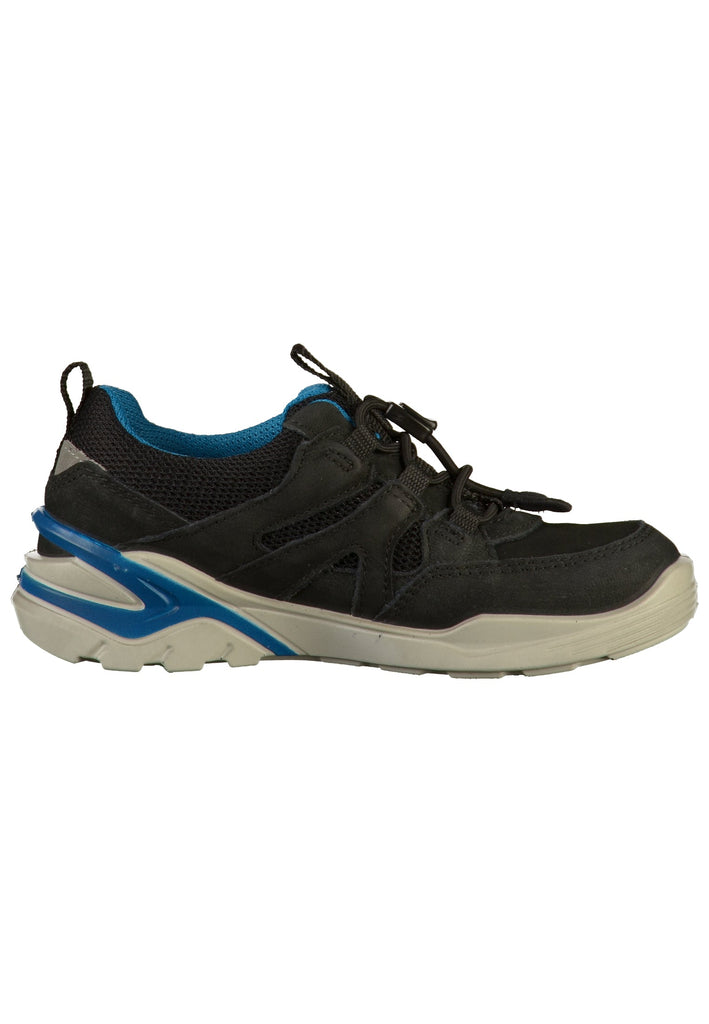 ecco Halbschuhe Leder/Textil Schwarz - surf4shoes