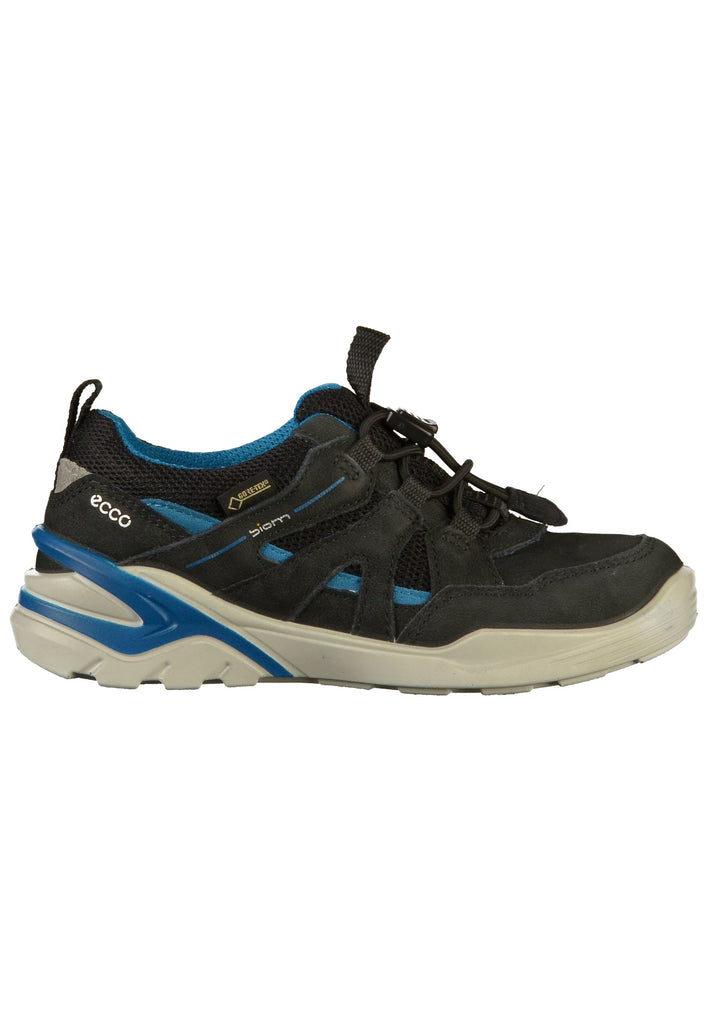 ecco Halbschuhe Leder/Textil Schwarz - surf4shoes