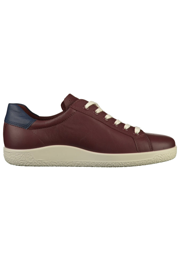 ecco Sneaker Leder Rot - surf4shoes