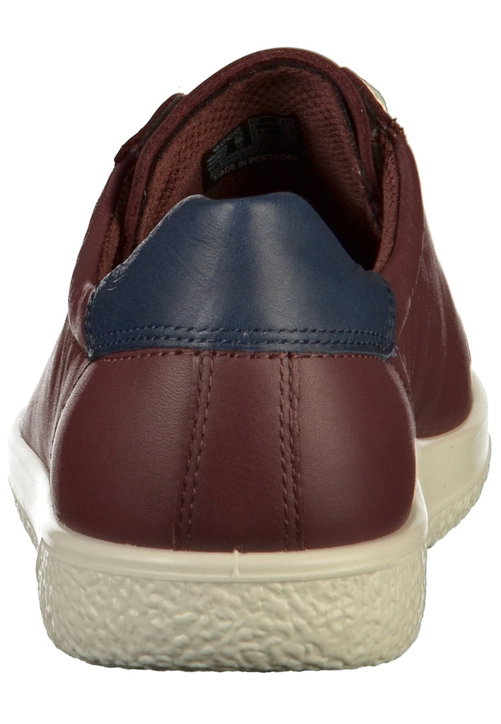 ecco Sneaker Leder Rot - surf4shoes