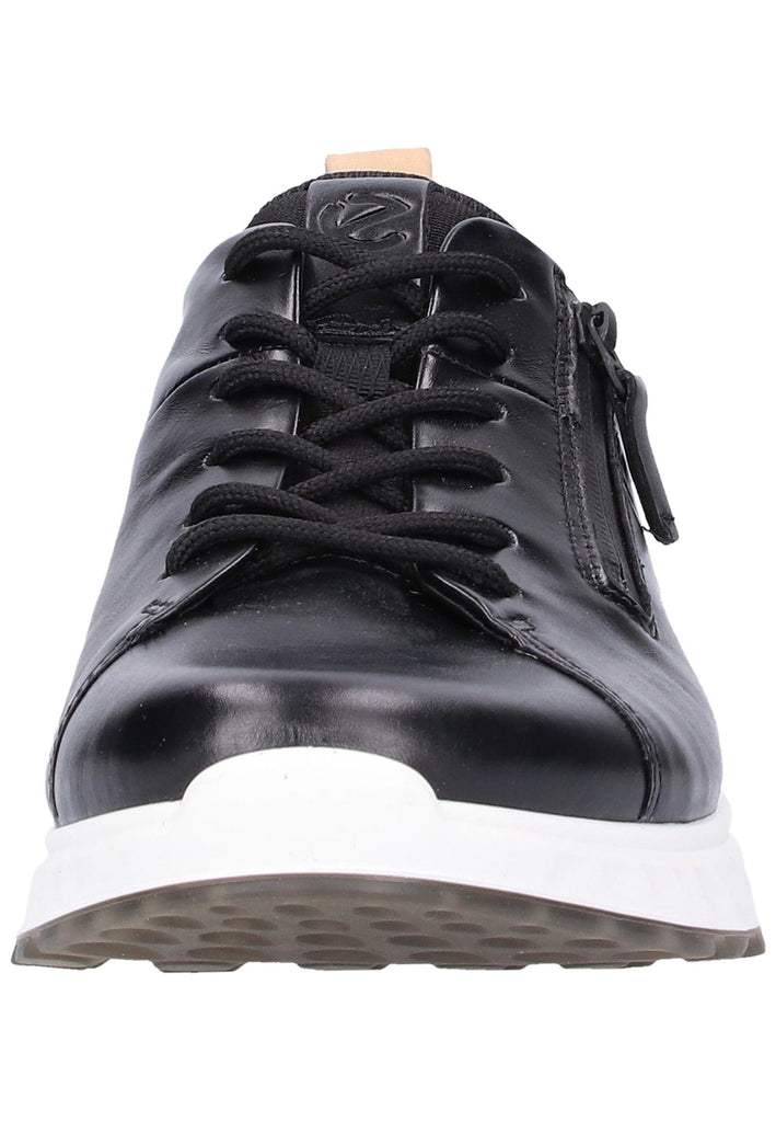 ecco Sneaker Leder Schwarz - surf4shoes