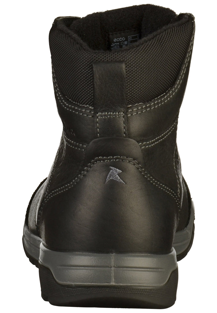 ecco Stiefelette Leder/Textil Schwarz - surf4shoes