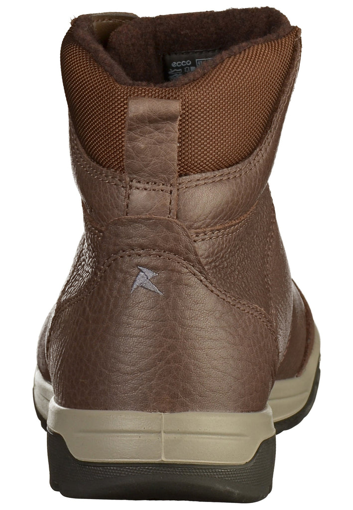 ecco Stiefelette Leder/Textil Dunkelbraun - surf4shoes