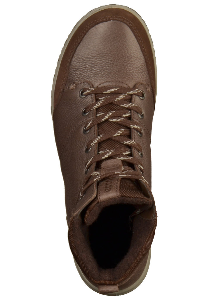 ecco Stiefelette Leder/Textil Dunkelbraun - surf4shoes